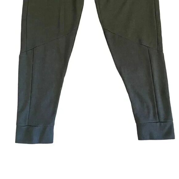 Zara Men Drawstring Green Jogger Track Athletic High Rise Pants SZ M #1283 - Picture 3 of 10